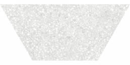 Bahia White 10x24 Half Hex | Aphelion