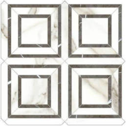Meteor  Polished Calacatta Orion Piazza Mosaic | Aphelion