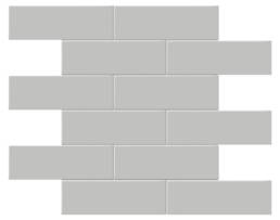 Triton II Anchor 2x6 Matte Brick Mosaic | Aphelion