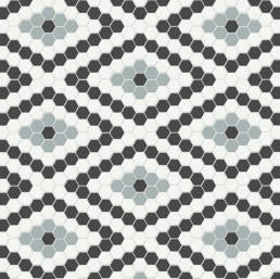 Diamond Mosaic Indigo | Aphelion Collection