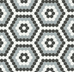Hex Mosaic Indigo | Aphelion Collection