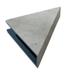 Clouded Chrome Shower Shelf 14.56x7.12x2 | Aphelion Collection