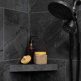 Iron Veil Shower Shelf 14.56x7.12x2 | Aphelion Collection