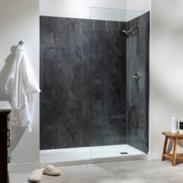 Iron Veil Shower Wall Kit 30x60x78 | Aphelion Collection