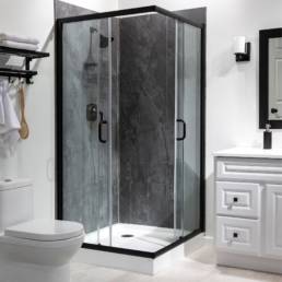 Iron Veil Shower Wall Kit 36x60x78 | Aphelion Collection