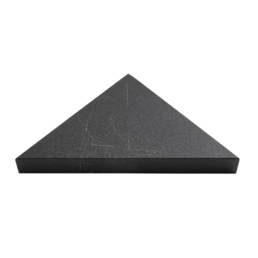 Marquina Nero Matte Shower Shelf 14.56x7.12x2 | Aphelion Collection