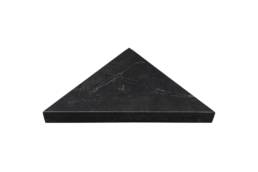Noir Marble Shower Bench 26x18.63x3 | Aphelion Collection