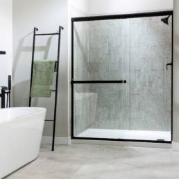 Pebble Glow Shower Wall Kit 36x36x78 | Aphelion Collection