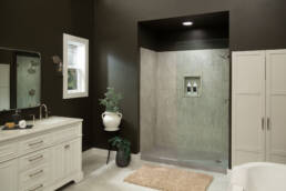 Gray Shower Pan2 | Aphelion Collection