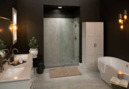 Gray Shower Pan3 | Aphelion Collection