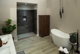 Taupe Shower Pan2 | Aphelion Collection